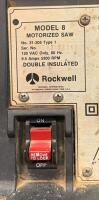 Rockwell Model 31-205 Benchtop Table Saw, 8" Blade, 9.5A, 5300 RPM, Serial 83100386 - 4