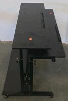 Mobile 36-Device Charging Cart w/Locking Casters & Adjustable Computer Desk w/Keyboard Tray - 5