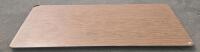 Used Folding Table Tops &ndash; White Plastic & Wood Grain Laminate, Rectangular, 6 ft (Conex 2) - 2