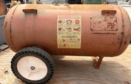Vintage Craftsman 75L (19.8 Gal) Air Compressor Tank, 125 PSI, ASME Certified, Twin Cylinder