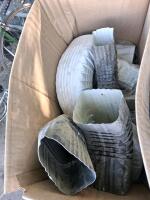 Boxed Aluminum Downspout Elbows 2"x3" &ndash; Musket Brown, Green, Gray &ndash; Rollex/Last Time Metal USA, whole pallet, about 8 boxes in total, located right of the connex, inspect in person - 4