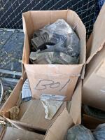 Boxed Aluminum Downspout Elbows 2"x3" &ndash; Musket Brown, Green, Gray &ndash; Rollex/Last Time Metal USA, whole pallet, about 8 boxes in total, located right of the connex, inspect in person - 5