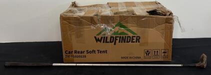 Wildfinder Car Rear Soft Tent, 5&ndash;9 Person & Wilson Toramaster Ultra/Gard Strata-Bloc 5 Wood, Steel Shaft, Vintage Serial 25830