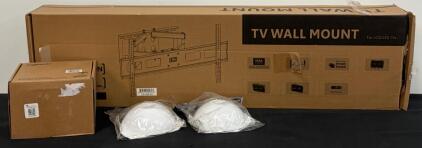 Logitech BCC950 ConferenceCam, Full Motion TV Wall Mount 37-70", 2 Clinton Dome Covers