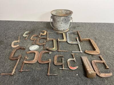Vintage C-Clamp Collection: Brink & Cotton, Armstrong, Adjustable &ndash; 2.5" to 6" Capacities