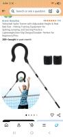 Amazon returns lot. Water proof car cover. HEILAIYI Wall-Mounted Folding Clothes Drying Rack with J-Shape Hooks, Black, Set of 2, volley ball spike trainer. Wood screws - 7