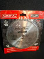 AIRY ATM-0355 Pneumatic Stapler, Admiral 7-1/4" 140T Saw Blade, Power Strips, Clamps, Hilti Charger( power strips and battery charger powered on. Unable to test stapler. - 2