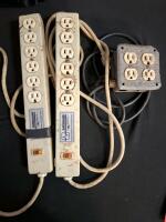 AIRY ATM-0355 Pneumatic Stapler, Admiral 7-1/4" 140T Saw Blade, Power Strips, Clamps, Hilti Charger( power strips and battery charger powered on. Unable to test stapler. - 3