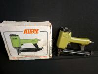 AIRY ATM-0355 Pneumatic Stapler, Admiral 7-1/4" 140T Saw Blade, Power Strips, Clamps, Hilti Charger( power strips and battery charger powered on. Unable to test stapler. - 5