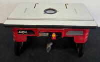 SKIL RAS900 Router Table | 27.7"x17.7" MDF Top, 125V 15A, Storage Drawer, Safety Switch - 2
