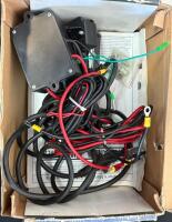 Large Lot DeWalt Angle Grinder, Predator Engine Tank, Jacks, Cable Puller, Wiring, More - 6