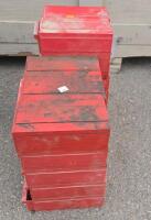 Multi-Drawer Parts Storage Cabinets &ndash; Blue 36-Drawer & Red 24-Drawer Units (Conex 1) - 2
