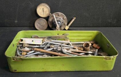 Oxy-Acetylene Welding Torch Tip Set w/ Dual Gauge Regulator & Tool Box, Approx. 17 Tips