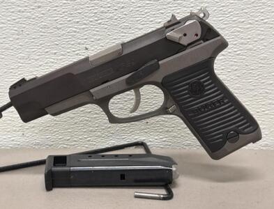 Ruger P89 9mm Semi-Auto Pistol, Stainless Slide, 15+1 Capacity, SN 310-99342