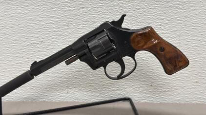 RG Model 23 .22 LR Revolver, 4" Barrel, Miami FL, Serial T571387, Blued, Plastic Grips