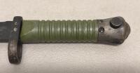 Spanish CETME L Bayonet, 8.75" Blade, Fits 5.56mm NATO Model L Rifle, With Scabbard and Frog - 5