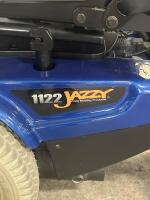 Working Pride Jazzy 1122 Power Wheelchair, 300 lb Capacity, Blue, Mid-Wheel Drive, DWR1000L054 - 4