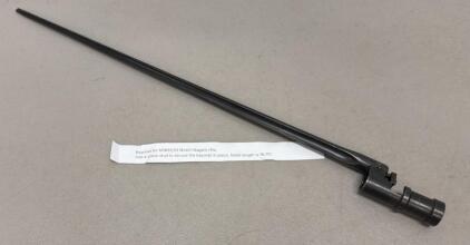 Mosin-Nagant M1891/30 Bayonet, Spike Socket, 16.75" Blade, Serial #314233, WWII Soviet