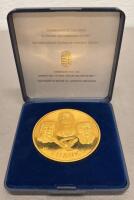 Hungarian Iron Curtain & Berlin Wall Commemorative Coin Series Medal 70mm, Presentation Case