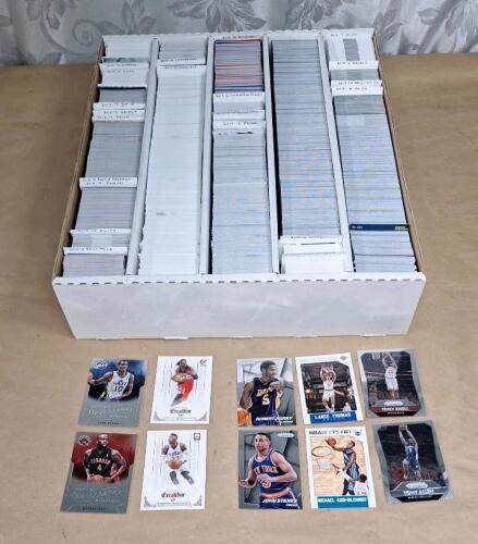 (1) Box Of 500+ Assorted 2012-2016 Basketball Trading Cards Including HOFs, Stars & Rookies