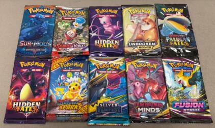 Pok&eacute;mon TCG 10 Booster Pack Lot: Replicas
