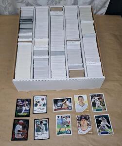 (1) Box Of 500+ Assorted 2010-2012 Baseball Trading Cards Including HOFs, Stars & Rookies