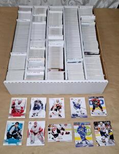 (1) Box Of 500+ Assorted 2006-2010 Hockey Trading Cards Including HOFs, Stars & Rookies