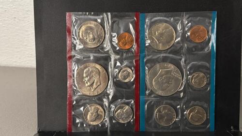 1977 U.S. Mint Uncirculated Coin Set &ndash; 12 Coins (P & D Mints), Original Packaging