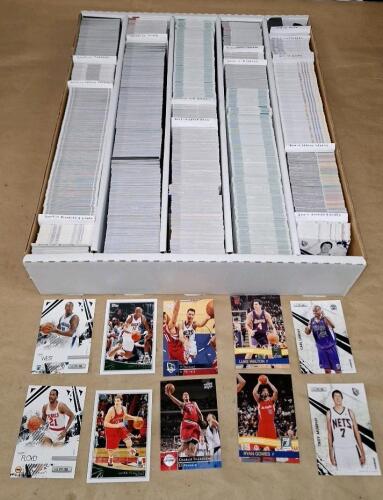 (1) Box Of 500+ Assorted 2009-2013 Basketball Trading Cards Including HOFs, Stars & Rookies