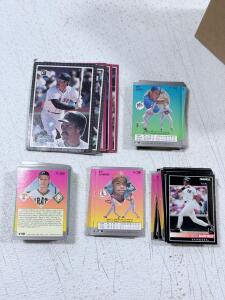 1985 Donruss Wade Boggs, Fleer, Pinnacle, 100+ Card Lot MLB Stars & Teams&mdash;Boston, Yankees