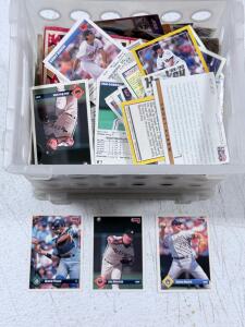 1993 Donruss Baseball Card Collection &ndash; Approx. 150-200 Cards in Plastic Crate