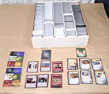 Box Of 500+Assorted Star Wars & X-Files Game Cards