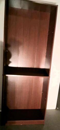 72" H x 28" W x 12" D Wooden Bookcase with Adjustable Shelves