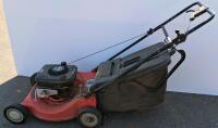 Toro Push Lawn Mower, Briggs & Stratton Engine, Rear Bagger, Gas, Pull Start (Has Compression)