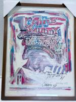 Signed William Cumming "The Caine Mutiny Court Martial" 1987 Framed Art Poster, Intiman Theatre - 2