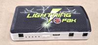 (1) Lightning Pak Lithium Jump Start Pack Portable 12V Car Jump Starter & Multifunctional USB Power Bank Kit, - 2