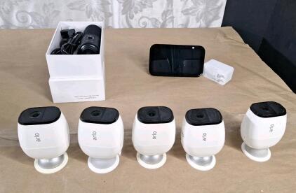 (5) Arlo Pro / Pro 2 Wireless Security Cameras W/ Magnetic Dome Base, (1) FiFine K669 USB Microphone & (1) Echo Touch