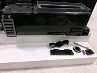 Custom LEGO Steam Locomotive Train MOC, Black/Gray, 250-400 pcs, Tender - 4