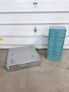 Industrial Storage Drawer, 30" x 28" x 7", Steel Construction