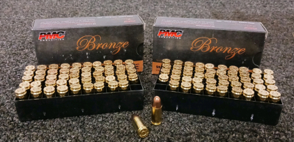 (2) Boxes of PMC 9mm Ammo