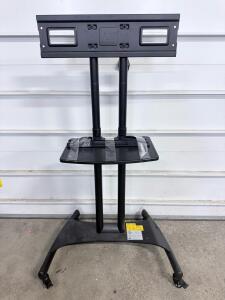 North Bayou AVA1500-60-1P Mobile TV Cart, Fits 32"-75" Screens, 45.5 kg Capacity