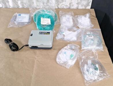 (1) Drive - Power NEB Ultra Nebulizer Machine W/ Mask Kits & Tubing