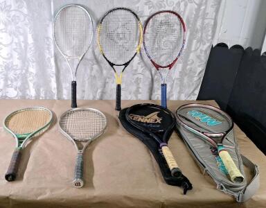 Lot Of (7) Tennis Rackets