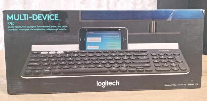 (1) Logitech K780 Multi-Device Wireless Keyboard - PC/MAC/Chrome/Android/iOS
