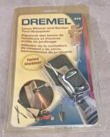 (1) Dremel Routing Attachment, Model 229, (1) Dremel Lawn Mower & Garden Tool Sharpener, (1) Dremel 25-Piece Acessory Kit & (1) Radius Hand Plane - 3