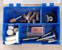 (1) Dremel Routing Attachment, Model 229, (1) Dremel Lawn Mower & Garden Tool Sharpener, (1) Dremel 25-Piece Acessory Kit & (1) Radius Hand Plane - 4