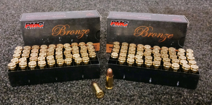 (2) Boxes of PMC 9mm Ammo