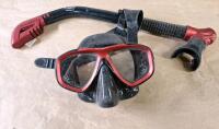 (1) Large Rubber Fishing Net, (1) Waterski Rope & (1) Snorkel & Goggle Set - 4