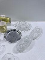 Assorted KitchenAid Dish Rack, Glass Teacup Set, Teapot, Colander, Plates, Rev-A-Shelf Lot - 5