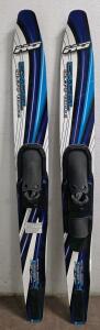 Excel Sixty Three 63" Combo Water Skis, Fiberglass Composite, Adjustable Bindings, USA Made